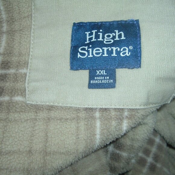 Vintage Chore Field Barn Coat Lined Jacket Mens XXL Tan  - VTG High Sierra - Picture 11 of 11